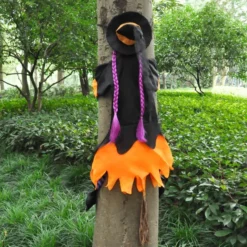 2Pcs Crashing Witch Into Tree Decoration -Spirit Halloween Shop 2Pcs Crashing Witch into Tree Decoration 4 result 600x600 1