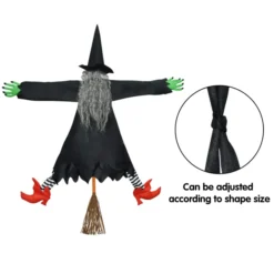 2Pcs Crashing Witch Into Tree Decoration -Spirit Halloween Shop 2Pcs Crashing Witch into Tree Decoration 5 result 600x600 1