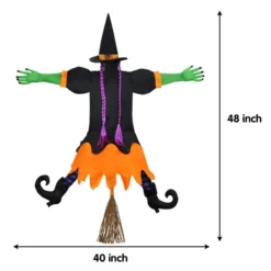 2Pcs Crashing Witch Into Tree Decoration -Spirit Halloween Shop 2Pcs Crashing Witch into Tree Decoration 6 result 600x600 1