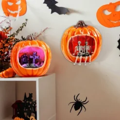 2Pcs Halloween Pumpkin Wall Decorations -Spirit Halloween Shop 2Pcs Halloween Pumpkin Wall Decorations 2 result 600x600 1