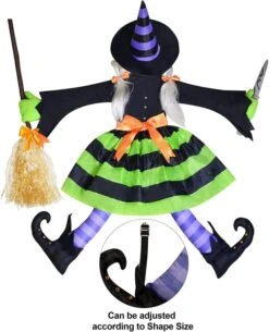 Halloween Crashing Witch Tree Decoration 43in -Spirit Halloween Shop 2 38cfb404 15f5 4abf 90d1 56ec37b9ca79 600x740 1