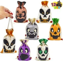 12Pcs Trick Or Treat Canvas Bags 10 12Pcs Trick Or Treat Canvas Bags -Spirit Halloween Shop 2 9eadc7ab 0cb2 470a a3fc 2b766b4dfdf8 600x583 1