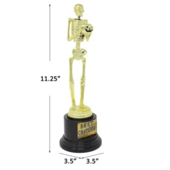 2pcs Halloween Best Costume Skeleton Trophy -Spirit Halloween Shop 2pcs Halloween Best Costume Skeleton Trophy 3 result 600x600 1
