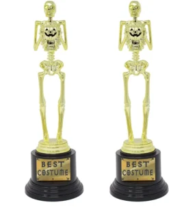 2pcs Halloween Best Costume Skeleton Trophy -Spirit Halloween Shop 2pcs Halloween Best Costume Skeleton Trophy 4 result 600x733 1