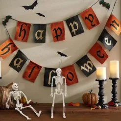 2pcs Skeleton Decoration With Red Light Eyes 16in -Spirit Halloween Shop 2pcs Skeleton Decoration with Red Light Eyes 16in 7 600x600 1