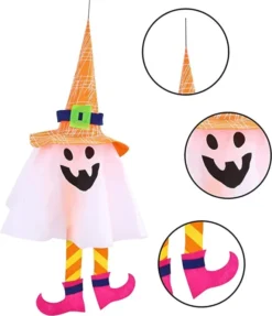 3pcs Outdoor Halloween Led Lantern Lights -Spirit Halloween Shop 3 Packs Halloween Outdoor Ghost Led Light Up Lantern 5 600x698 1