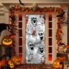 3pcs Skeleton Door Cover For Halloween 30in X 72in -Spirit Halloween Shop 3 Piece Skeleton Door Cover 3