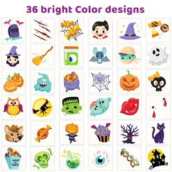 306pcs Halloween Tattoo Designs -Spirit Halloween Shop 306pcs Halloween Tattoo Designs 4 result scaled 600x600 1