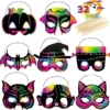 32pcs Halloween Masks For Kids -Spirit Halloween Shop 32pcs Halloween Masks for Kids 2 600x593 1