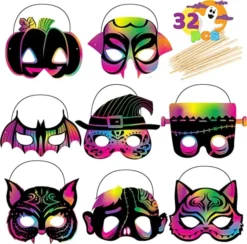 32pcs Halloween Masks For Kids