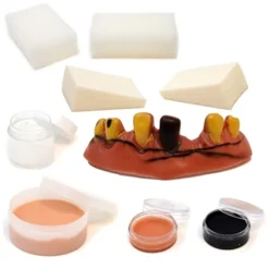 36Pcs Halloween Family Makeup Kit -Spirit Halloween Shop 36 Piece Halloween Makeup Set 1 600x600 1