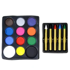 36Pcs Halloween Family Makeup Kit -Spirit Halloween Shop 36 Piece Halloween Makeup Set 5 600x600 1
