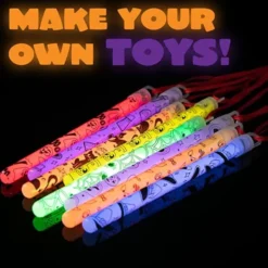 36pcs Assorted Halloween Glow Sticks -Spirit Halloween Shop 36pcs Assorted Halloween Glow Sticks 2 600x600 1