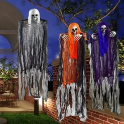 3pcs Hanging Grim Reaper Props 41.3in