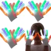 3Pcs LED Gloves For Kids (Multicolor) -Spirit Halloween Shop 3Pcs LED Gloves for Kids Multicolor 2
