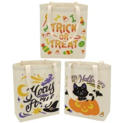 3Pcs Large Halloween Canvas Tote Bags 10 3Pcs Large Halloween Canvas Tote Bags -Spirit Halloween Shop 3Pcs Large Halloween Canvas Tote Bags 2 result 600x600 1