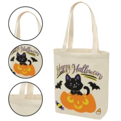 3Pcs Large Halloween Canvas Tote Bags 12 3Pcs Large Halloween Canvas Tote Bags -Spirit Halloween Shop 3Pcs Large Halloween Canvas Tote Bags 6 result 600x600 1