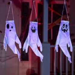 3pcs Halloween Hanging Ghost Decoration 18in -Spirit Halloween Shop 3 567e90b7 934a 46a3 afad c4dd3b56f922 600x600 1