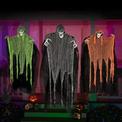 3pcs Grim Reaper Decoration (1) 47in And (2) 35in