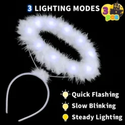3pcs Halloween LED Angel Halo Headband -Spirit Halloween Shop 3pcs Halloween LED Angel Halo Headband 5 result 600x600 1