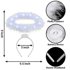 3pcs Halloween LED Angel Halo Headband -Spirit Halloween Shop 3pcs Halloween LED Angel Halo Headband 6 result 600x600 1