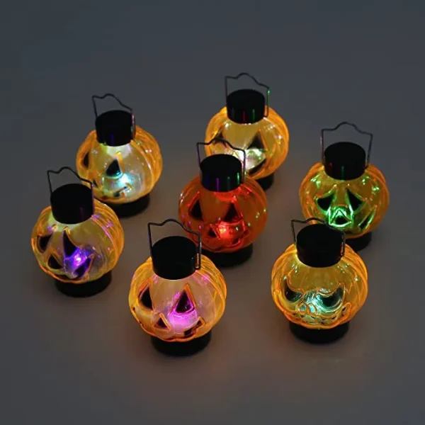 12pcs Light Up Halloween Pumpkin Jack O Lantern 7 12pcs Light Up Halloween Pumpkin Jack O Lantern - Image 5