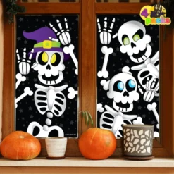 4 Pcs Cute Skeleton Window Covers 9 4 Pcs Cute Skeleton Window Covers -Spirit Halloween Shop 4 Pcs Cute Skeleton Window Covers 1 result 600x600 1