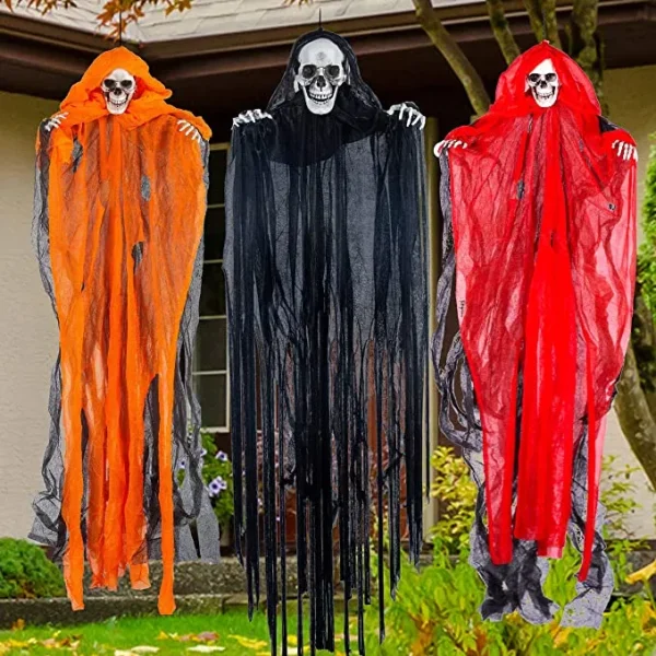3pcs Hanging Grim Reapers Halloween Decorations 6 3pcs Hanging Grim Reapers Halloween Decorations - Image 4