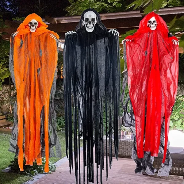3pcs Hanging Grim Reapers Halloween Decorations 8 3pcs Hanging Grim Reapers Halloween Decorations - Image 6