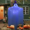 Light-up Hanging Ghost With Hat, Blue Lights 47in 1 Light-up Hanging Ghost With Hat, Blue Lights 47in -Spirit Halloween Shop 47 Light up Hanging Ghost with Hat Blue Lights 3 600x600 1