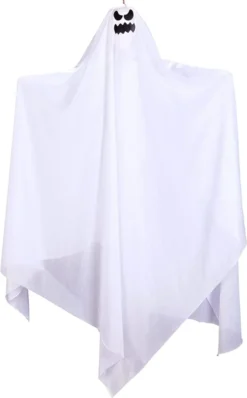 Halloween Light Up Hanging Ghost 47in -Spirit Halloween Shop 47 Light up Hanging Ghost with Hat and Spooky Blue LED Light 4 600x968 1