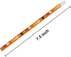 48Pcs Halloween Pencils And Erasers 7.5in -Spirit Halloween Shop 48 PCS Halloween Pencil Assortment with Eraser 1 600x482 1