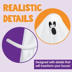 4pcs Halloween Hanging Ghosts 27.5in -Spirit Halloween Shop 4Pcs Hanging Ghosts 27 4 600x600 1