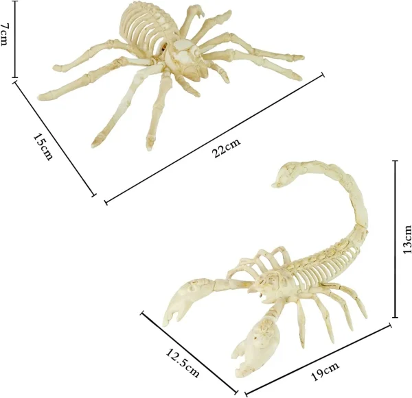 4Pcs Light Up Halloween Spider & Scorpion Skeleton 7 4Pcs Light Up Halloween Spider & Scorpion Skeleton - Image 5