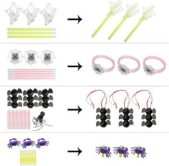 33Pcs Spider Theme Glow Sticks Kit 11 33Pcs Spider Theme Glow Sticks Kit -Spirit Halloween Shop 4 d5ba0fec 74a5 4036 ac91 945c083b4bc2 600x591 1