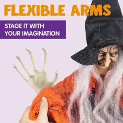 4pcs Hanging Witch Decoration 19.6in -Spirit Halloween Shop 4pcs Hanging Witch Decoration 19 3 600x600 1