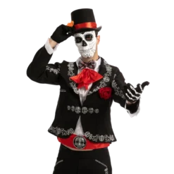4pcs Mens Day Of The Dead Halloween Costume Accessories 11 4pcs Mens Day Of The Dead Halloween Costume Accessories -Spirit Halloween Shop 4pcs Mens Day of the Dead Halloween Costume Accessories 4 result 600x600 1