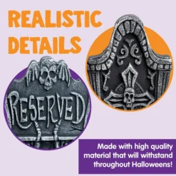 5pcs Foam Graveyard Tombstone Halloween Decorations 17in -Spirit Halloween Shop 5 Pcs Foam Tombstone Reserved 4 result 600x600 1