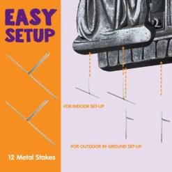 5pcs Foam Graveyard Tombstone Halloween Decorations 17in -Spirit Halloween Shop 5 Pcs Foam Tombstone Reserved 5 result 600x600 1