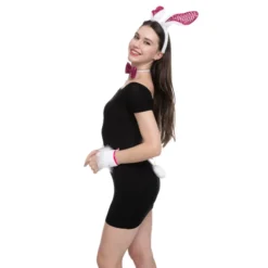 5Pcs White Bunny With Sequins Cosplay Accessories Set -Spirit Halloween Shop 5Pcs White Bunny with Sequins Cosplay Accessories Set 4 result scaled 600x600 1