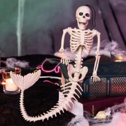 5pcs Posable Mermaid Skeleton Decorations 20in -Spirit Halloween Shop 5pcs Posable Mermaid Skeleton Decorations 20in 1 600x600 1