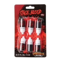 6 Mini Bottles Halloween Vampire Fake Blood