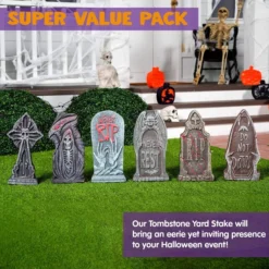 6pcs Foam Graveyard Tombstone Halloween Decorations 17in -Spirit Halloween Shop 6 Pcs Foam Tombstone Do Not Disturb 3 result 600x600 1