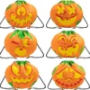Kids 6pcs Halloween Drawstring Treat Bags -Spirit Halloween Shop 6 Pcs Halloween Drawstring Pumpkin Backpack Burlap 2 600x589 1