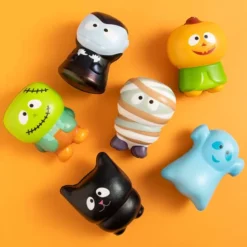 6Pcs Halloween Character Slow Rising Toys