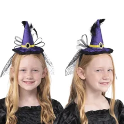 3Pcs Halloween Witch Hat Headband Set -Spirit Halloween Shop 6 Pcs Halloween Witch Hat Headband Set 5 result 600x600 1