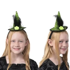 3Pcs Halloween Witch Hat Headband Set -Spirit Halloween Shop 6 Pcs Halloween Witch Hat Headband Set 6 result 600x600 1
