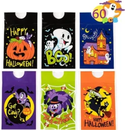 60pcs Halloween Drawstring Candy Bags -Spirit Halloween Shop 60 Pcs Halloween Drawstring Candy Bags 1 600x626 1