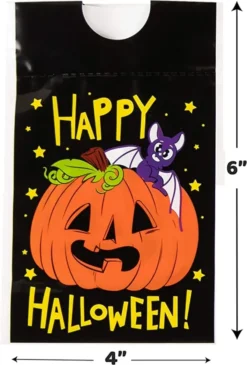 60pcs Halloween Drawstring Candy Bags -Spirit Halloween Shop 60 Pcs Halloween Drawstring Candy Bags 3 600x886 1