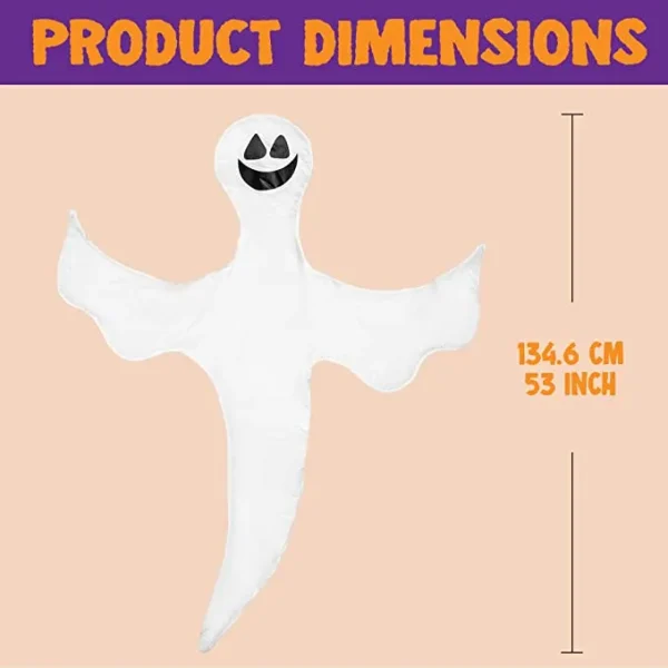 Halloween Bendable Tree Wrap Ghost Decoration 7 Halloween Bendable Tree Wrap Ghost Decoration - Image 5